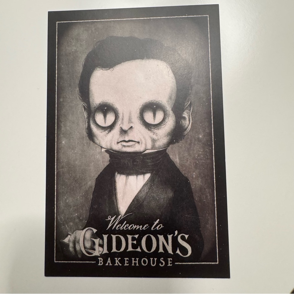 Gideon's Bakehouse Menu Art Card May 2024 Jonathan Lindwurm NEW